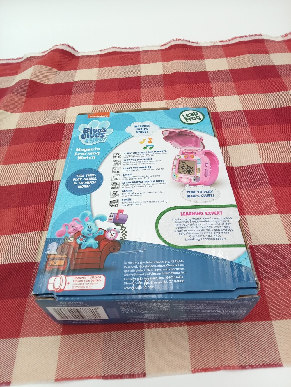 Blues Clues Leapfrog Magenta Learning Watch NIP - Picture 4 of 7